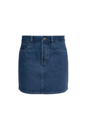 ミニスカート Givenchy Denim Skirt Mini skirt in denim with chain details in - medium blue